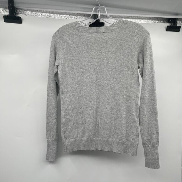 Express Womens Pullover Sweater Sequined Long Sleeve Gray Size XS - Picture 7 of 9
